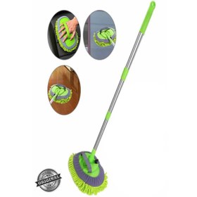 Resim OTO55 Çok Fonksiyonlu Teleskopik Uzun Saplı Araba Yıkama Paspas Temizleme Fırçası 