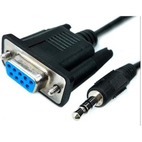 Resim Seri Yazılım Kablosu - 9 Pin Rs232 Dişi - 3.5 Mm Stereo Erkek 