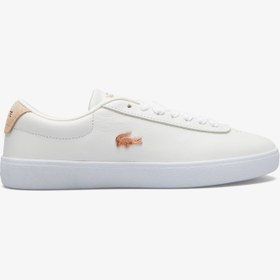 Resim Lacoste Baseshot Evo Kadın Beyaz Pembe Ayakkabı 