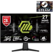 Resim MSI Mag 275qf 27 2560x1440 180hz 0.5ms Hdmı Dp Adaptive Sync Gaming Monitör 