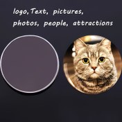 Resim Buzdolabı için özelleştirilebilir evcil hayvan fotoğrafı manyetikleri - Evcil hayvan severleri için ideal metal yuvarlak manyetikler, DIY tatil dekorasyonları ve grup fotoğrafları, Buzdolabı manyetesi 