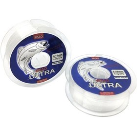 Resim Asso Ultra Paralelling 100mt Monofilament Misina Beyaz - 0.18mm 