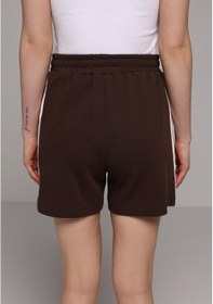 Resim Colin's Colins Regular Fit Orta Bel Düz Kadın Kahverengi Şort Cl1079056 Q1.v1 Brw 