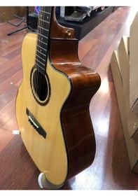 Resim Champes Md-4108Ceq Üst Kalite Elektro Akustik Gitar-Şekilli Kasa 