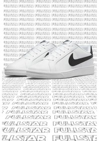 Resim Nike Court Royale Unisex Leather Sneaker Hakiki Deri Günlük Spor Ayakkabı Beyaz 