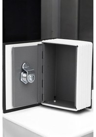 Resim Gizli Kasa Kitap Görünümlü Anahtarlı Çelik Mini Kasa 