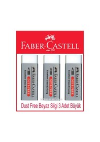 Resim Faber Castell Dust Free Beyaz Silgi Büyük 3 Adet 
