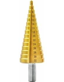 Resim Cmc Kademeli Matkap Ucu Panç Sac Delgisi 4-32 Mm 6597 