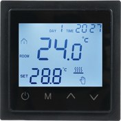 Resim Leezsing Akıllı Dijital Ekran Termostatı 16a Led Dokunmatik Ekranlı Zemin Isıtma Sıcaklık Kontrol Cihazı Ntc Sıcaklık Sensörü Sı-140 