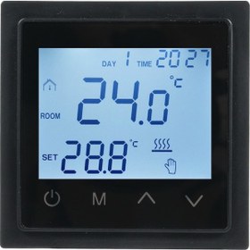 Resim Leezsing Akıllı Dijital Ekran Termostatı 16a Led Dokunmatik Ekranlı Zemin Isıtma Sıcaklık Kontrol Cihazı Ntc Sıcaklık Sensörü Sı-140 