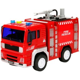 Resim My Reality Fashion Maxx Wheels Sesli ve Işıklı Su Fışkırtan İtfaiye Aracı 20 cm. 