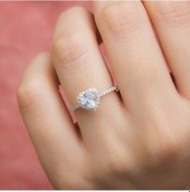 Resim Venta 1,06 Karat 14K Pırlantalı Aqua Yüzük 