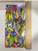 Resim Kaplama Sticker Karışık Sticker Bisiklet Motor Sticker 4 Adet 