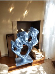 Resim Polyester,konuşma Duyma Görme Figür Beyaz Renk Heykel Biblo 