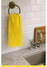 Resim 35x50 3'lü Mutfak Havlusu Sarı 