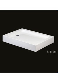 Resim A-90x100 Dikdörtgen Monoblok Duş Teknesi 