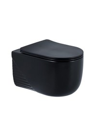 Resim Et-h5110ms Asma Klozet Mat Siyah 