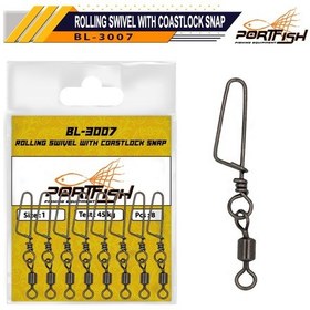 Resim Portfish Bl-3007 Klipsli Fırdöndü 4 