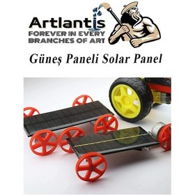 Resim Güneş Paneli Solar Panel 7x10 Cm 5.5 Volt 100 Ma 3 Adet Güneş Enerjisi Okul Sınıf Deney Çalışmaları 70x100mm 