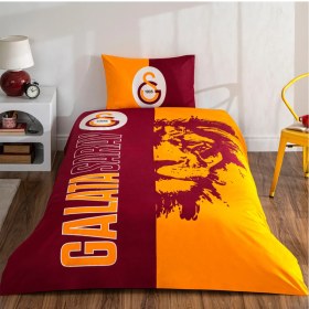 Resim Taç Galatasaray Şanlı Aslan Lisanslı Nevresim Takımı 