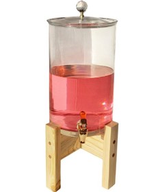 Resim Cam Sebil, Şerbetlik, Limonatalık 7 Lt. 