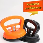 Resim Ağır Hizmet Cam Vantuz - Ergonomik Saplı Geniş Çekme Plakası, Araba Camı Montajı, Fayans Sökme ve Kaldırma için Dayanıklı Alüminyum Vakum Plakası - Ev, Ofis ve İnşaat Kullanımı için İdeal, Araba için Cam Vantuz 