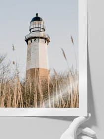 Resim Deniz Feneri - Art Print - Photo Luster / 30x40 cm 
