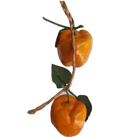 Resim Yapay Cennet Elması - Dekoratif Dal Meyve Sebze 1 Salkım 