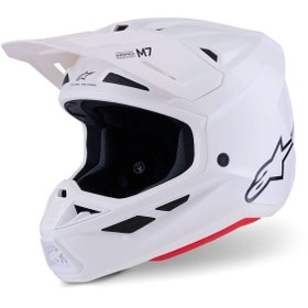 Resim Alpinestars S-M7 Off-Road Kaskı Beyaz 