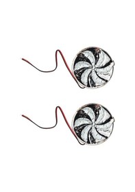 Resim Döner Led Pervane Şekilli 12Volt 2Adet - Kargo Ücretsiz 