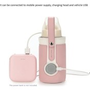 Resim Flybuy Taşınabilir Bebek Biberonu Isıtıcı - 3 Seviyeli Sabit Sıcaklık - Emzirme Ve Gece Besleme İçin Seyahat Kullanımı 