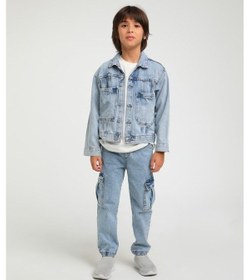 Resim Jack Lions Erkek Kot Ceket 24yesc23246 Mavi 