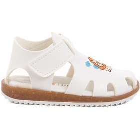 Resim Aspor Beyaz Cırtlı Erkek Çocuk Sandalet 