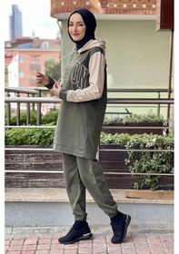 Resim Moda Çizgi Eşorfman Takımı Çok Renkli 