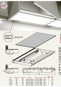 Resim Aydınlatmalı Raf Modül Kendinden Kulplu Prizli 