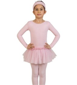 Resim 967 Hayal Tül Etekli Mayo Pembe 