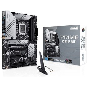 Resim Asus Prıme Z790-p Wıfı, 4xddr5, 3x M.2, Hdmı, Dp, Type-c, Wi-fi 6, Bluetooth 5.2, 12-13.nesil, Lga17 
