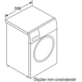 Resim Profilo CMH140DTR 9 kg 1400 Devir Çamaşır Makinesi 