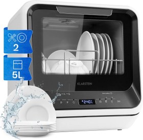 Resim Amazonia Mini Bulaşık Makinesi, 2 Kişilik, 6 Programlı, Kompakt Tasarım 