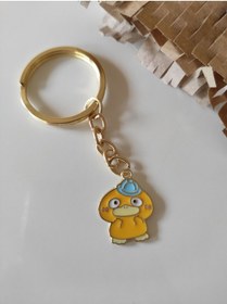 Resim Esey Dizayn Psyduck Pokemon Mini Boy Anahtarlık Saydek 