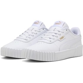 Resim Puma 40147601 Carina 3.0 Jr Kız Çocuk Günlük Spor Ayakkabı Beyaz 