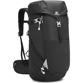 Resim Xindoker 50l Sırt Çantası, Su Geçirmez Nylon, Dış Mekan Yürüyüşü, Bisiklet, Balıkçılık İçin, Geniş Cep Tasarımı Siyah Siyah 