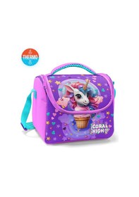 Resim Coral High Kids Mor Pembe Unicorn Desenli Thermo Beslenme Çantası 12782 Mor 