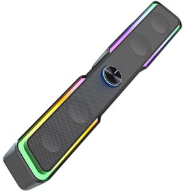 Resim HP Dhe-6002s Bluetooth & Kablolu Rgb Işıklı Soundbar Hoparlör DHE-6002S 