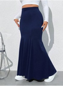 Resim CNG MODA Büyük Beden Şık Toparlayıcı Tesettür Balık Etek 
