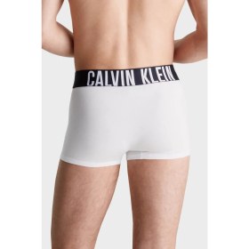Resim Calvin Klein Erkek Trunk Boxer Seti 3'lü Düz Desenli XL Konforlu ve Elastik Bantlı 