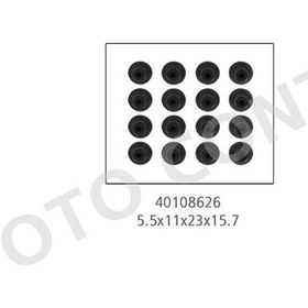 Resim Otoconta 40108626 - Subap Lastiği 16 Adet Clıo Iı-kng-twıngo I 1 