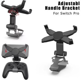 Resim Nintendo Switch Pro Controller Için Telefon Tutacağı Ayarlanabilir 