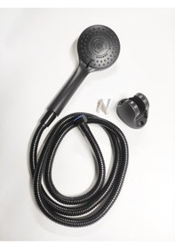 Resim Fonksiyonlu Lüks Siyah Banyo Duş Başlığı Seti Arv0028 Diğer 