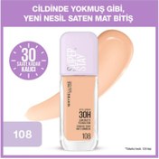 Resim MAYBELLİNE NEW YORK SUPERSTAY LUMİ MATTE FOUNDATİON 108 